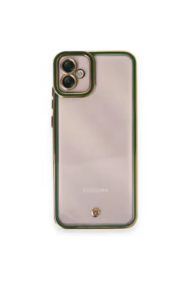  Samsung Galaxy A04e Kılıf Liva Lens Silikon - Ürün Rengi : Yeşil