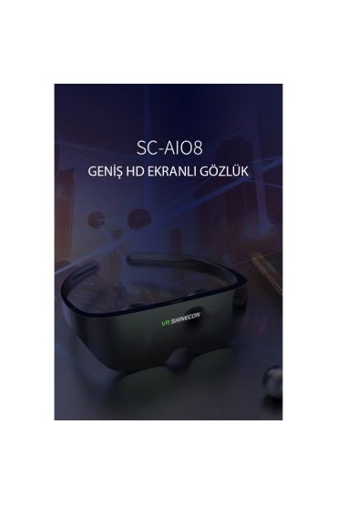  Shinecon Sc-aı08 3d Sanal Gerçeklik Gözlüğü - Ürün Rengi : Siyah