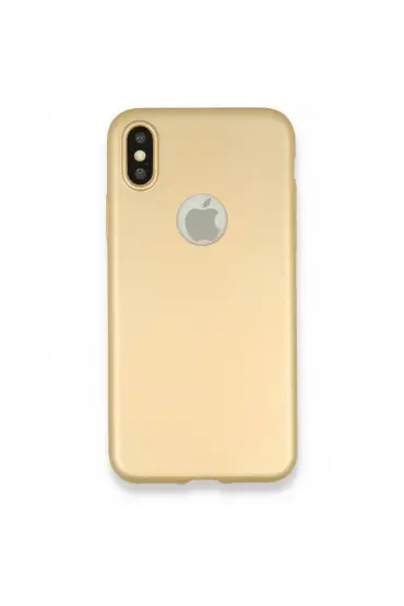  İphone Xs Kılıf First Silikon - Ürün Rengi : Gold