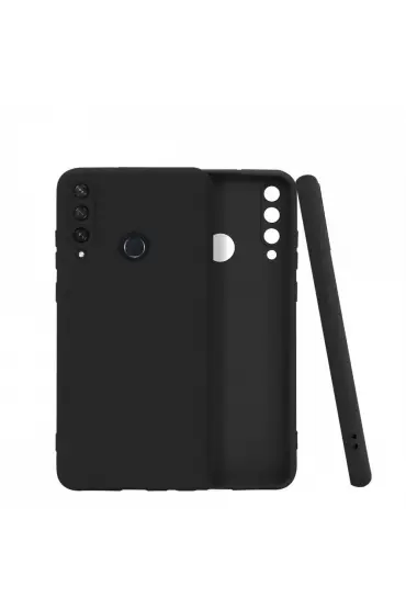  Huawei Y6p Kılıf First Silikon - Ürün Rengi : Siyah