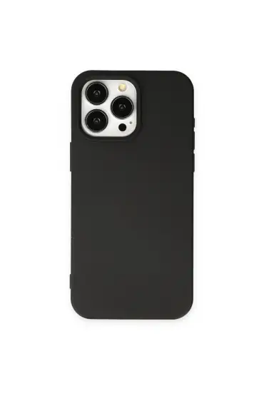 İphone 15 Pro Max Kılıf First Silikon - Ürün Rengi : Siyah