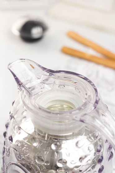 1 Lt Isı Yalıtımlı Çay ve Soğuk Su Termosu Şeffaf (12 Saat Sıcak Tutar& İçi Camdır)