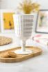 Akrilik Beyaz Tekli Kadeh & Su Meşrubat Kahve Yanı Bardağı 450 ml ( Cam Değildir )