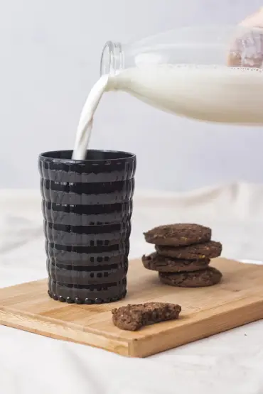 Akrilik Siyah 6'lı Kısa Bardak & Su Meşrubat Kahve Yanı Bardağı 400 ml ( Cam Değildir )