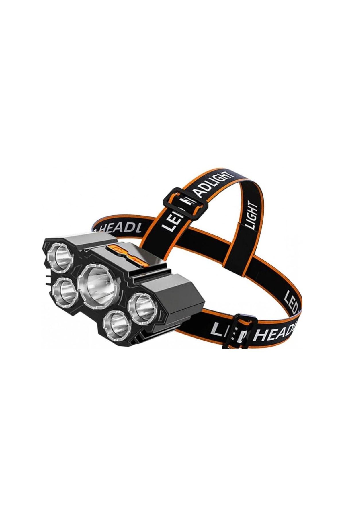 5 Led'li Usb Şarjlı Kafa Lambası P-T21