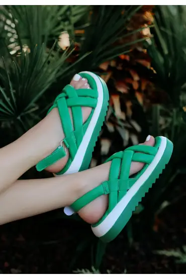  Yeşil Cilt Sandalet