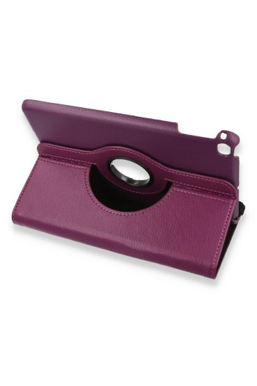  İpad Mini 5 Kılıf 360 Tablet Deri Kılıf - Ürün Rengi : Pembe