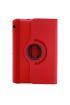  Huawei Mediapad T3 10 / 9.6 Kılıf 360 Tablet Deri Kılıf - Ürün Rengi : Kırmızı
