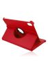  İpad Mini 6 Kılıf 360 Tablet Deri Kılıf - Ürün Rengi : Kırmızı