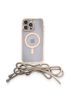  İphone 13 Pro Kılıf Divo Lazer Askılı Magsafe Kapak - Ürün Rengi : Pembe