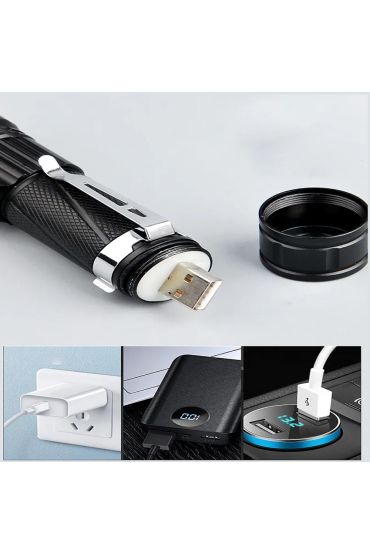 P50 Led Şarjlı Mıknatıslı Usb El Feneri Watton Wt-622
