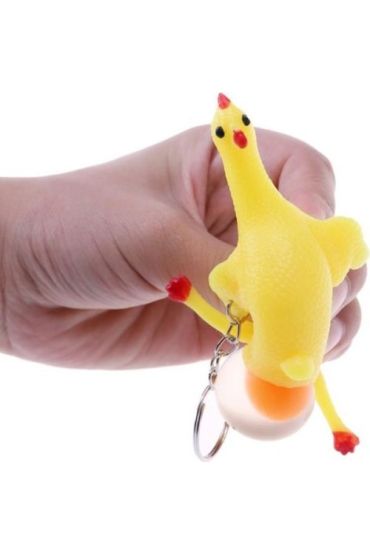  Squishy Yumurtlayan Tavuk Anahtarlık