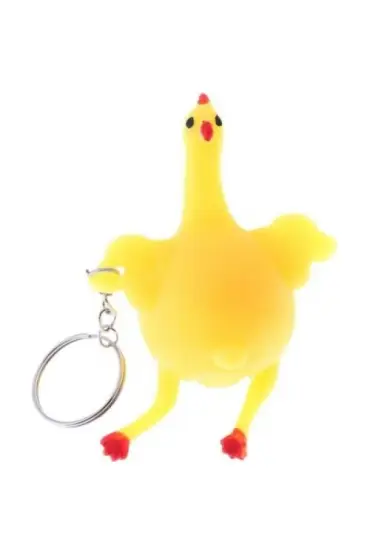  Squishy Yumurtlayan Tavuk Anahtarlık