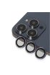  Urr İphone 14 Pro Max Rhomb Snakeskin Ar Kamera Lens Koruyucu - Ürün Rengi : Siyah