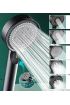 5 Modlu Duş Başlığı Tasarruflu Masaj Etkisi Banyo Duş Başlığı Siyah  