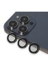  Urr İphone 14 Pro Rhomb Snakeskin Ar Kamera Lens Koruyucu - Ürün Rengi : Gümüş