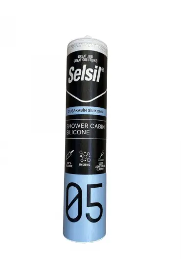  202 Selsil 05 Mutfak Duşakabin Silikonu Şeffaf 280 ml