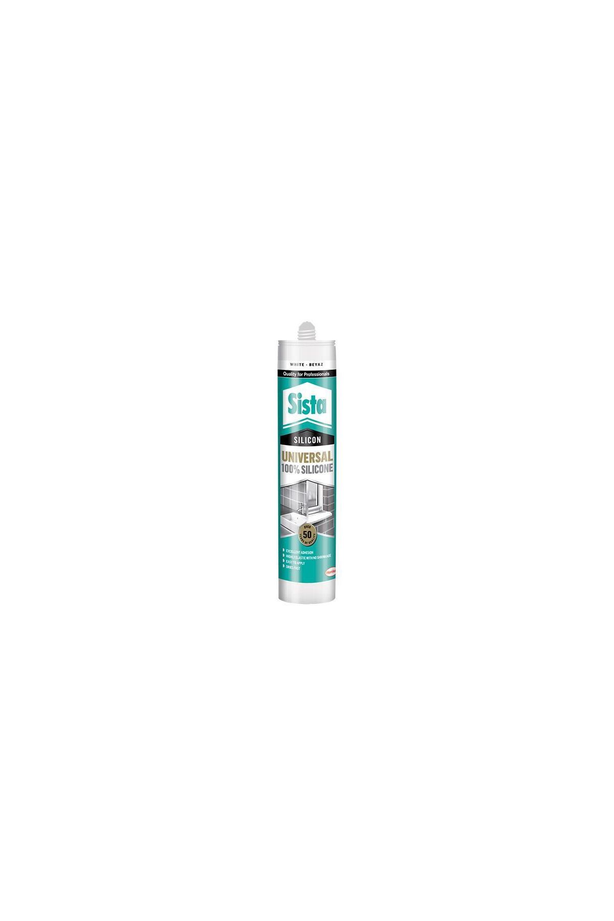 202 Sista Üniversal Beyaz Silikon 280 ml