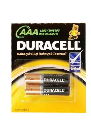  202 Duracell Alkalin Pil AAA 2'' li Paket