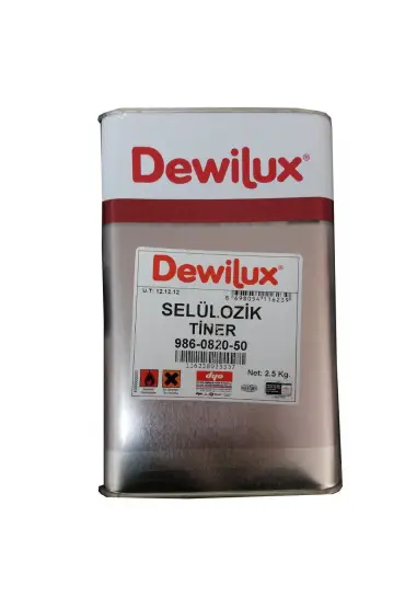  202 Dewilüx Selülozik Tiner 2,5 kg