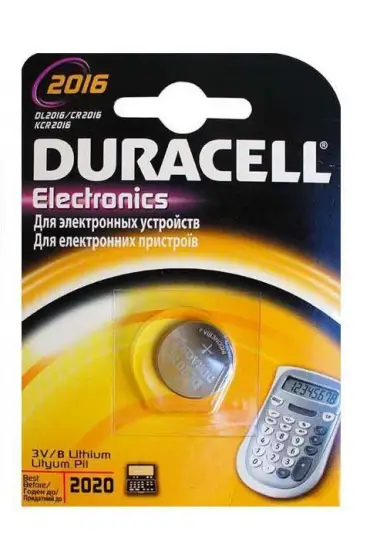  202 Duracell CR 2016 Lityum Pil 3 Volt