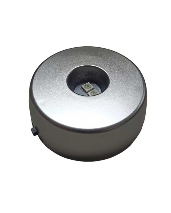 Plastik Altlıklı Satürn Işıklı Cam Küre 6 Cm MZ4-2357