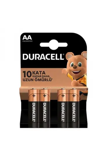 202 Duracell Alkalin Pil AA 4'' lü Paket