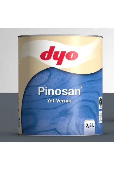  202 Dyo Pinosan Yat Verniği 2,5 Litre Şeffaf