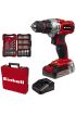  202 Einhell TE-CD 18/2 Li +39 (1x2,5 Ah) Akülü Vidalama  Matkap Set