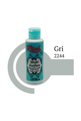  202 Rich Multi Surface 2244 Gri Akrilik Boya 120 cc