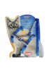  205  Taşlı Kedi Göğüs Bel Tasması 20*32 cm Mavi