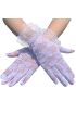  Bilek Boyu Yetişkin Dantel Eldiven Güpürlü