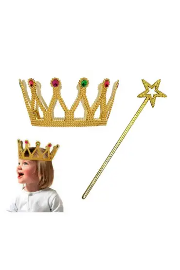  Prenses Tacı Seti Çocuk Boy