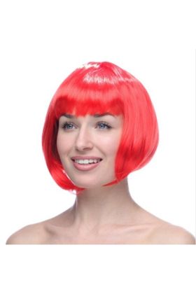  Kırmızı Peruk Saç