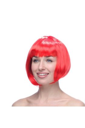 Kırmızı Peruk Saç