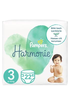  193  Pampers Harmonie Bebek Bezi 3 Beden 22 Adet