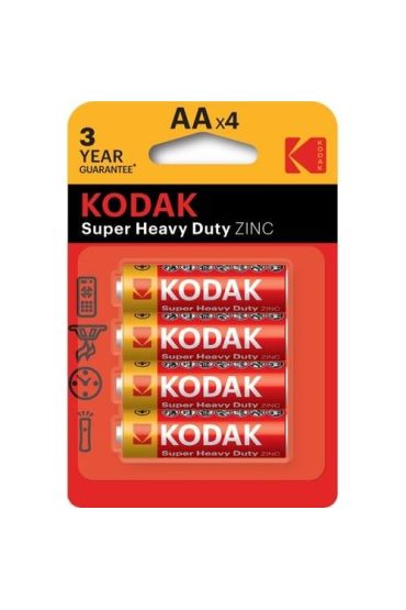  193 Kodak Çinko Karbon Blister Kalem Pil 4lü AA