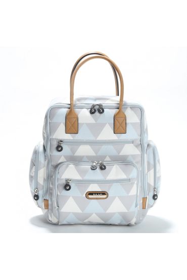  193  Eos Digital Anne Bebek Bakım Sırt Çantası 6720 Gri Mavi