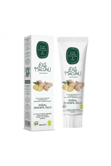 193  Doğal Diş Macunu 90gr Zencefil Özlü