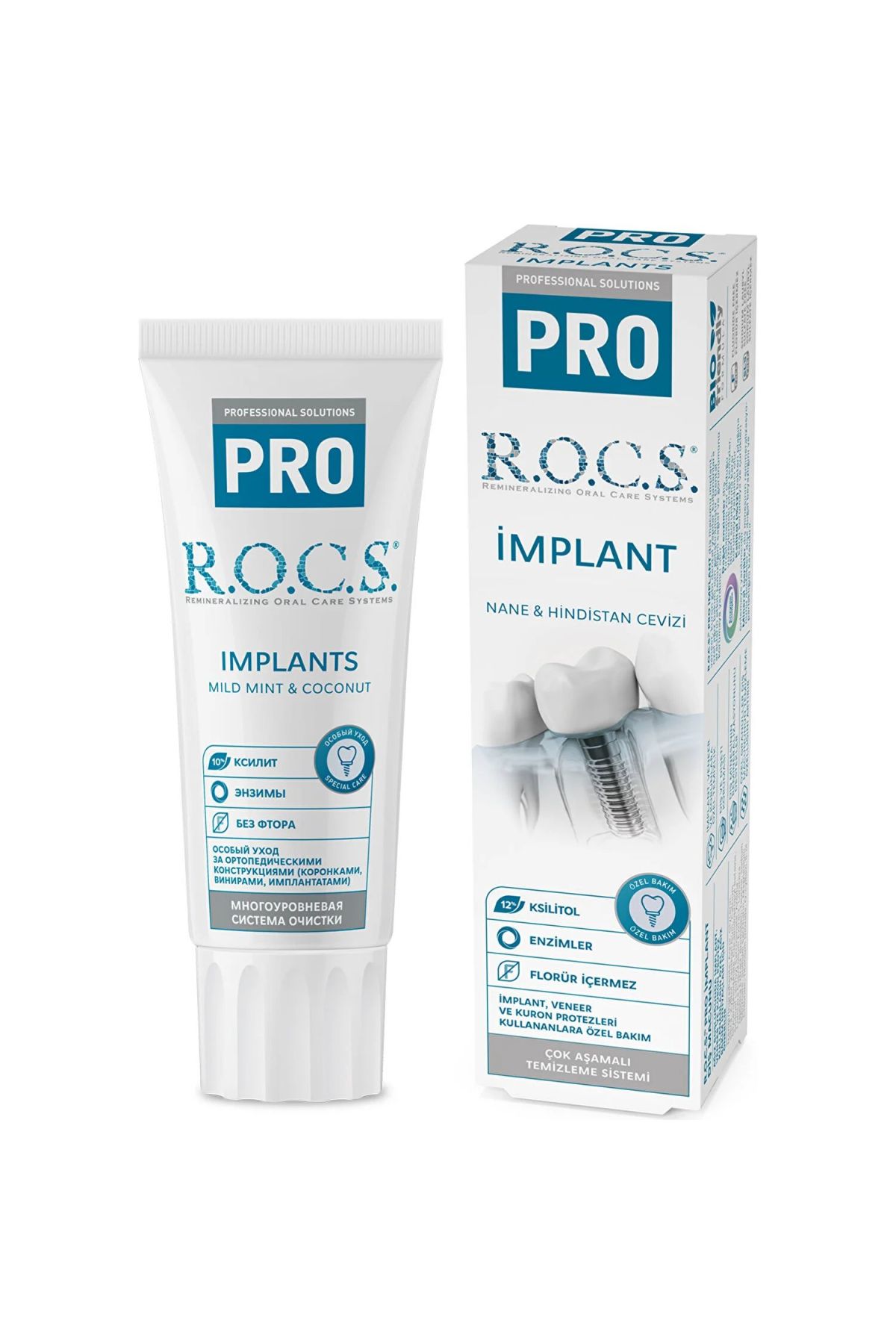 193  İmplant Nane & Hindistan Cevizli Diş Macunu 60ml