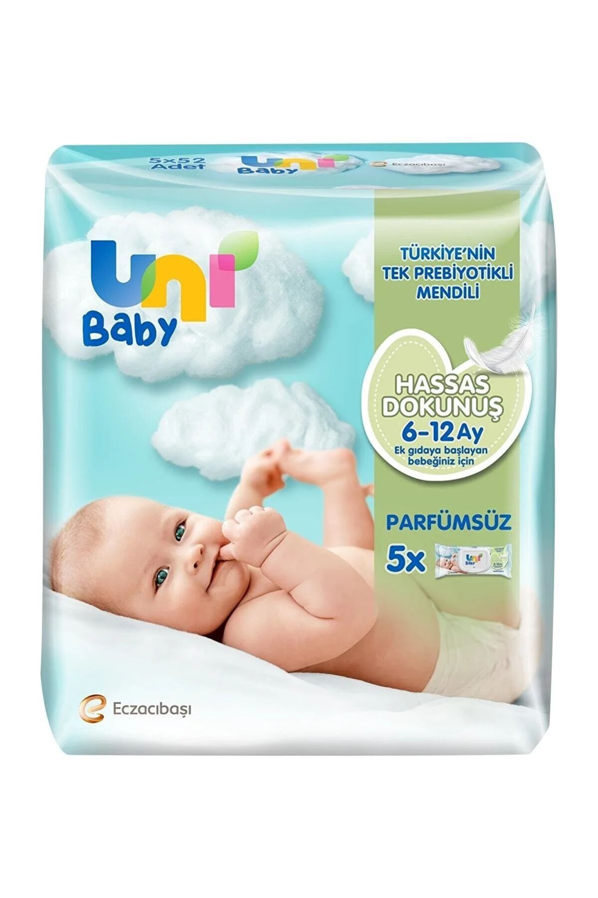 193 Hassas Dokunuş Islak Havlu Mendil 5li 260 Yaprak