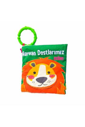  193 URT003-14 cim Kumaş Kitap Hayvanlar - Birlik Toys