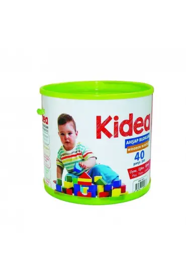 193 KID-1001 Chiva, Ahşap Bloklar 40 Parça