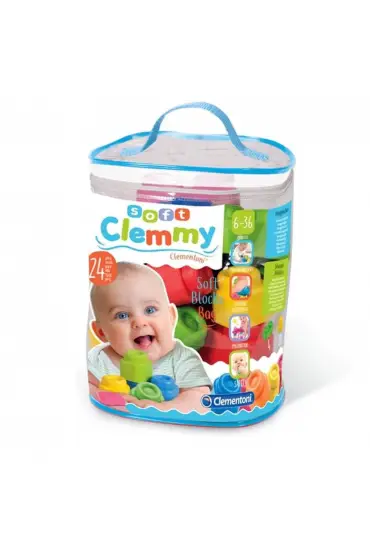  193 14889 Soft Clemmy - Yumuşak Blok Çantası - 24 parça 6-36 ay