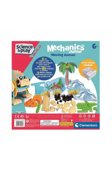  193 75060TR Mechanics Hareketli Hayvanlar- Mekanik Lab. /BilimOyun +8 yaş