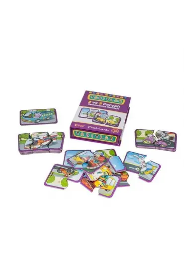  193 7DıyToy, Flash Cards - Taşıtlar / +18 ay