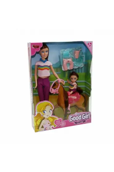  193 WG-115162 Kutulu 29cm Atlı Kızı  Anne Bebek - Vardem Oyuncak