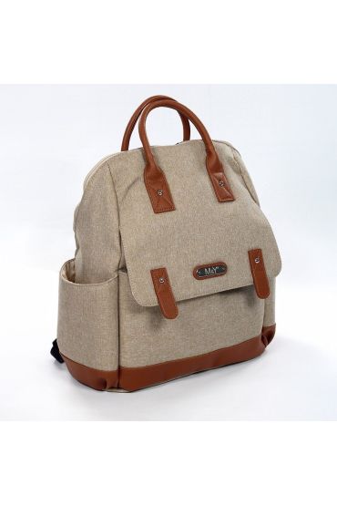  193  Lotus Anne Bebek Bakım Sırt Çantası 7265 Vizon