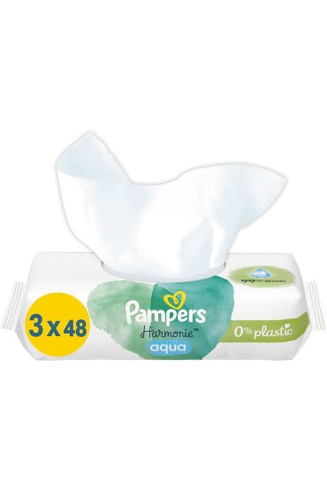  193  Aqua Pure Islak Havlu Mendil 3lü 144 Yaprak