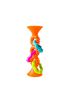 193 TFB165 Fat Brain Toys, Turuncu Halkalı Silikon Diş Kaşıyıcı